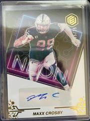 Maxx Crosby Football Cards 2022 Panini Elements Neon Signs Autographs Prices