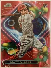 Matt McLain [Red Flare] #139 Baseball Cards 2023 Topps Cosmic Chrome Prices