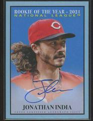 Jonathan India [Blue] Baseball Cards 2022 Topps Archives 1961 MVP Autographs Prices