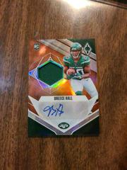 Breece Hall #RMS-BH Football Cards 2022 Panini Phoenix Rising Rookie Material Signature Prices