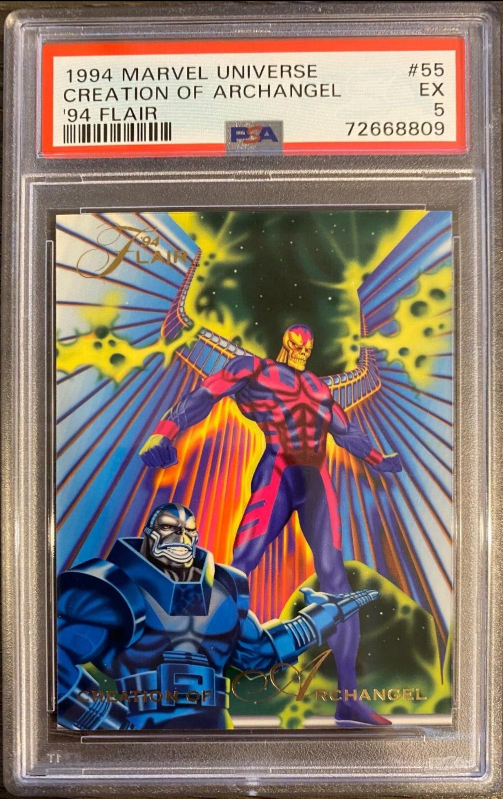 Creation of Archangel #55 Marvel 1994 Flair