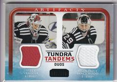 Vitek Vanecek, Mackenzie Blackwood Hockey Cards 2023 Upper Deck Artifacts Tundra Tandems Prices