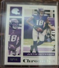 Justin Jefferson #62 Football Cards 2020 Panini Chronicles Prices