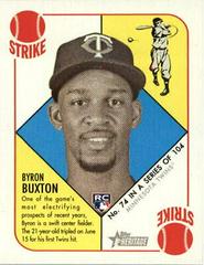 Byron Buxton [Mini Red Back] #74 Baseball Cards 2015 Topps Heritage '51 Collection Prices