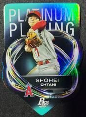 Shohei Ohtani [Aqua] Baseball Cards 2023 Bowman Platinum Plating Die Cut Prices