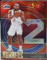 Kawhi Leonard [Red Prizm] #3 Basketball Cards 2021 Panini Select Numbers Prices