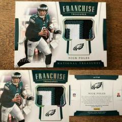 Nick Foles Football Cards 2018 National Treasures Franchise Prices