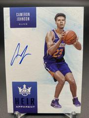 Cameron Johnson [Sapphire] Basketball Cards 2019 Panini Court Kings Heir Apparent Autographs Prices