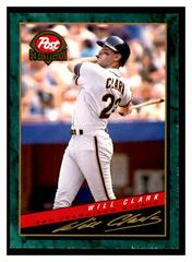 Will clark Baseball Cards 1994 Post Cereal Prices