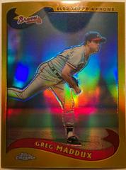 Greg Maddux #240 Baseball Cards 2002 Topps Chrome Prices