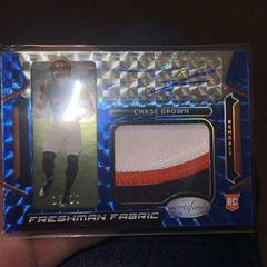 Chase Brown [Blue Etch] #FFMS-9 Football Cards 2023 Panini Certified Freshman Fabric Mirror Signatures Prices