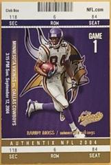 Randy Moss [Club Box Gold] #8 Football Cards 2004 Fleer Authentix Prices