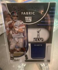 Eli Manning Football Cards 2022 Panini Absolute Championship Fabric Prices