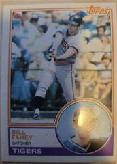 Bill Fahey Baseball Cards 1983 Topps Prices