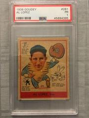 Al Lopez #281 Baseball Cards 1938 Goudey Prices
