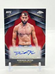 Dominick Reyes [Red Refractor] #CVA-DRE Ufc Cards 2024 Topps Chrome UFC Veteran Autograph Prices
