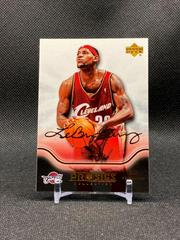 LeBron James [Gold] Basketball Cards 2004 Upper Deck Pro Sigs Prices