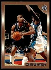 Corliss Williamson #106 Basketball Cards 1998 Topps Prices