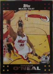 Shaquille O’neal #32 Basketball Cards 2007 Topps 50th Anniversary Prices