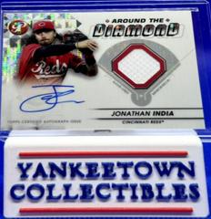Jonathan India [Refractor] #ADR-JI Baseball Cards 2023 Topps Pristine Around the Diamond Autograph Relic Prices
