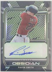 Pavin Smith [Red] Baseball Cards 2021 Panini Chronicles Obsidian Autographs Prices