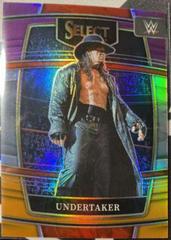 Undertaker [Purple & Orange Prizm] Wrestling Cards 2022 Panini Select WWE Prices