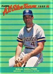 Paul Molitor Baseball Cards 1988 Fleer All Stars Prices