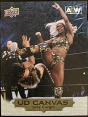 Jade Cargill [Gold] Wrestling Cards 2022 Upper Deck AEW UD Canvas Prices