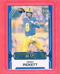 Kenny Pickett [Blue] #9 Football Cards 2022 Leaf Draft Prices
