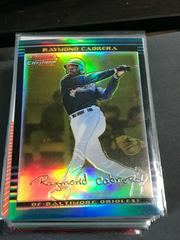 Raymond Cabrera [Gold Refractor] #330 Baseball Cards 2002 Bowman Chrome Gold Prices