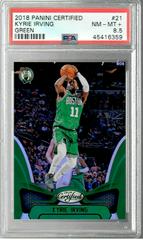 Kyrie Irving Green Basketball Cards 2018 Panini Certified Prices