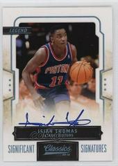 Isiah Thomas [Platinum] Basketball Cards 2009 Panini Classics Significant Signatures Prices