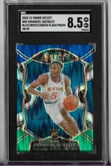 Immanuel Quickley [Blue White Green Flash] Basketball Cards 2020 Panini Select Prices