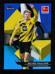 Erling Haaland [Blue Refractor] #31 Soccer Cards 2020 Topps Finest Bundesliga Prices