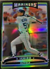 Ichiro [Black Refractor] Baseball Cards 2006 Topps Chrome Prices