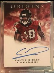 Calvin Ridley Football Cards 2018 Panini Origins Rookie Autographs Prices