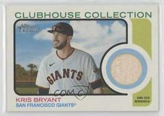 Kris Bryant Baseball Cards 2022 Topps Heritage Clubhouse Collection Relics Prices