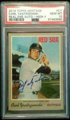 Carl Yastrzemski #CY Baseball Cards 2019 Topps Heritage Real One Autographs Prices