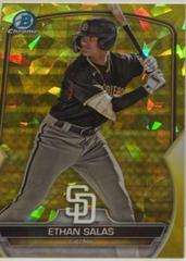 Ethan Salas [Yellow Sapphire] #BDC-1 Baseball Cards 2023 Bowman Draft Chrome Sapphire Prices