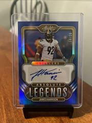 James Harrison [Blue] #AL-JH Football Cards 2022 Panini Absolute Legends Signatures Prices