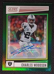 Charles Woodson [Signature End Zone] Football Cards 2022 Panini Score Prices