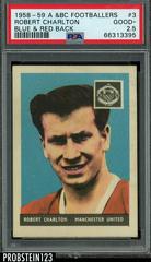 Robert Charlton [Blue & Red Back] Soccer Cards 1958 A & BC Footballers Prices