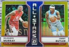 Dejounte Murray, Jimmy Butler [Gold] Basketball Cards 2022 Panini Donruss Optic All Stars Prices