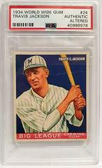 Travis Jackson #24 Baseball Cards 1934 World Wide Gum Prices