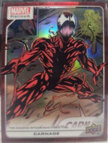 Carnage [Red Rainbow] #152 Marvel 2023 Upper Deck Platinum