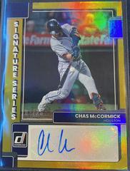 Chas McCormick [Gold] Baseball Cards 2022 Panini Donruss Signature Series Prices