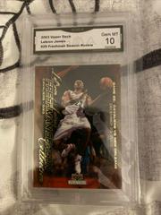 LeBron James #29 Basketball Cards 2003 UD Collectibles Freshman Season Prices