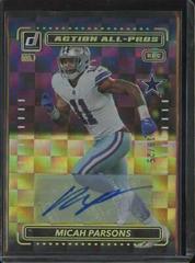 Micah Parsons [Autograph] Football Cards 2022 Panini Donruss Action All Pros Prices