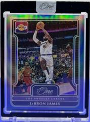 LeBron James [Blue] Basketball Cards 2022 Panini One and One Prices