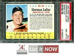 Sherman Lollar [Hand Cut] #42 Baseball Cards 1963 Post Cereal Prices